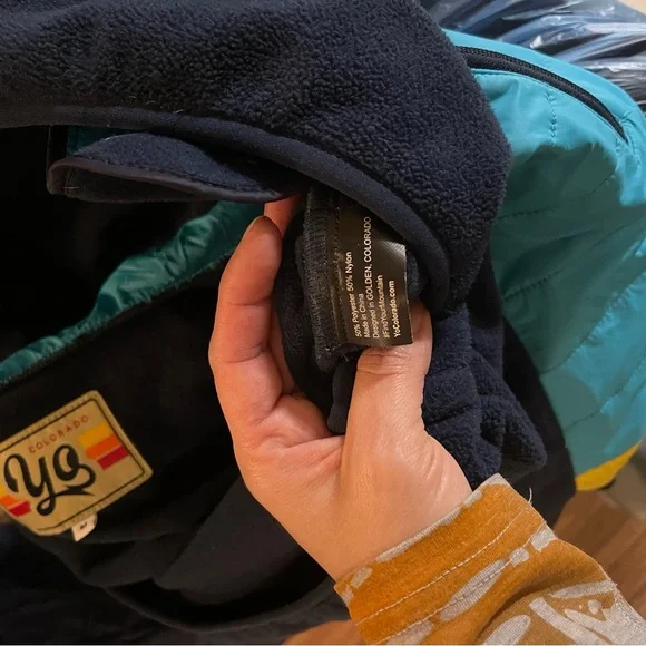 YOCOLORADO Women's Momentum PolarteC Fleece Jacket in Navy size M - Picture 5 of 11